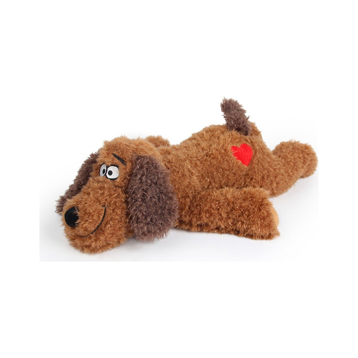 AFP Calm Paws knuffelhond met hartslag, bruine pluche knuffel, productfoto