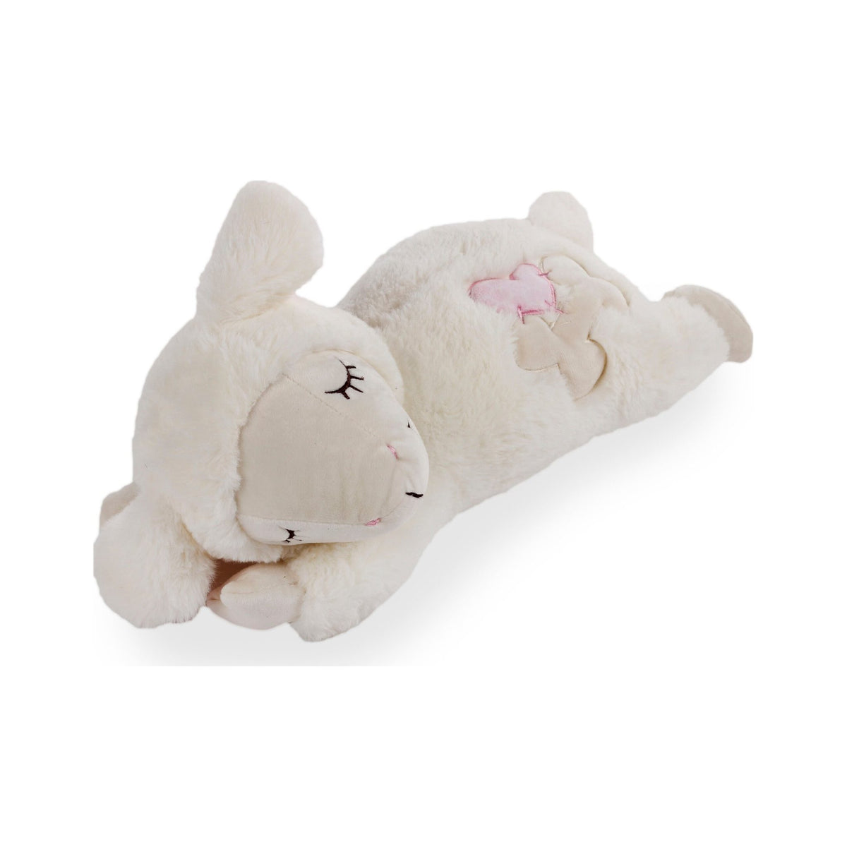 AFP Little Buddy Hartslag Schaapje, crèmewitte knuffel met hartslag voor puppy's, productfoto