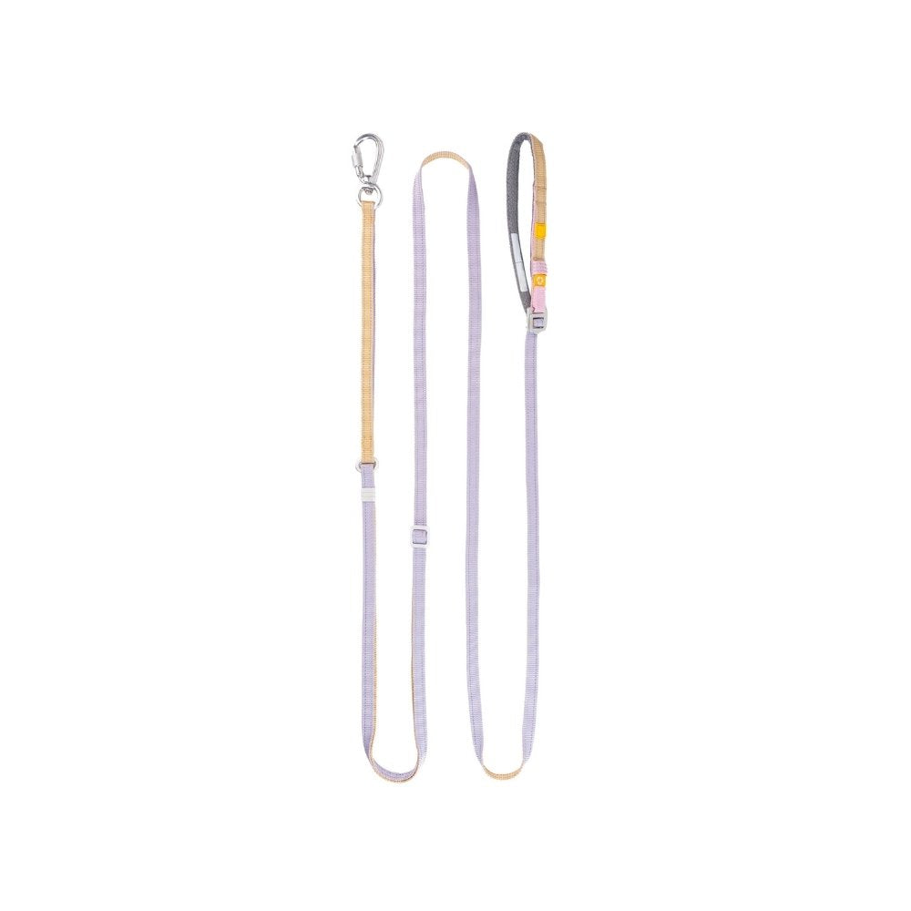 Multi-use Leash Thin — productfoto op witte achtergrond, kleur lavendel-mix