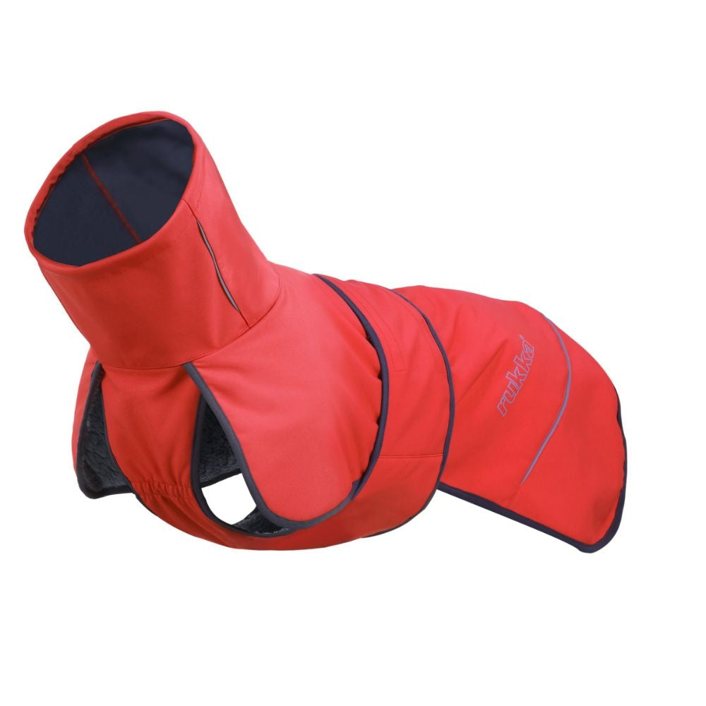 Rukka Windy Thermal Jacket — productfoto op witte achtergrond, kleur rood