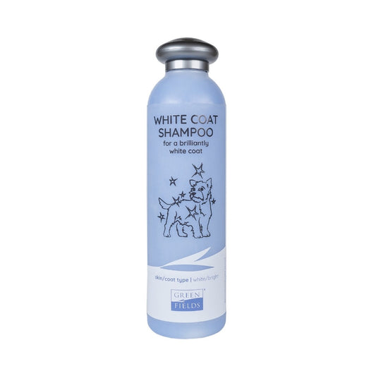 Greenfields Shampoo White Coat — productfoto op witte achtergrond
