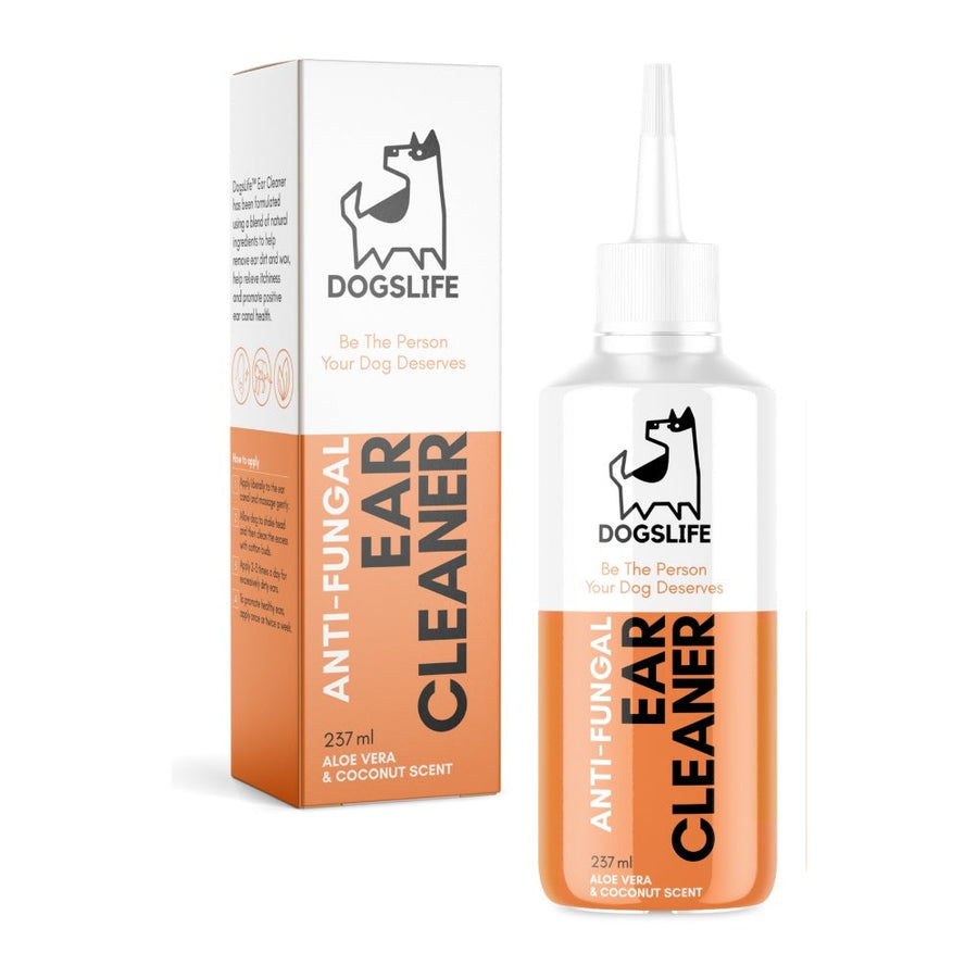 OurDogsLife Oorreiniger — productfoto op witte achtergrond