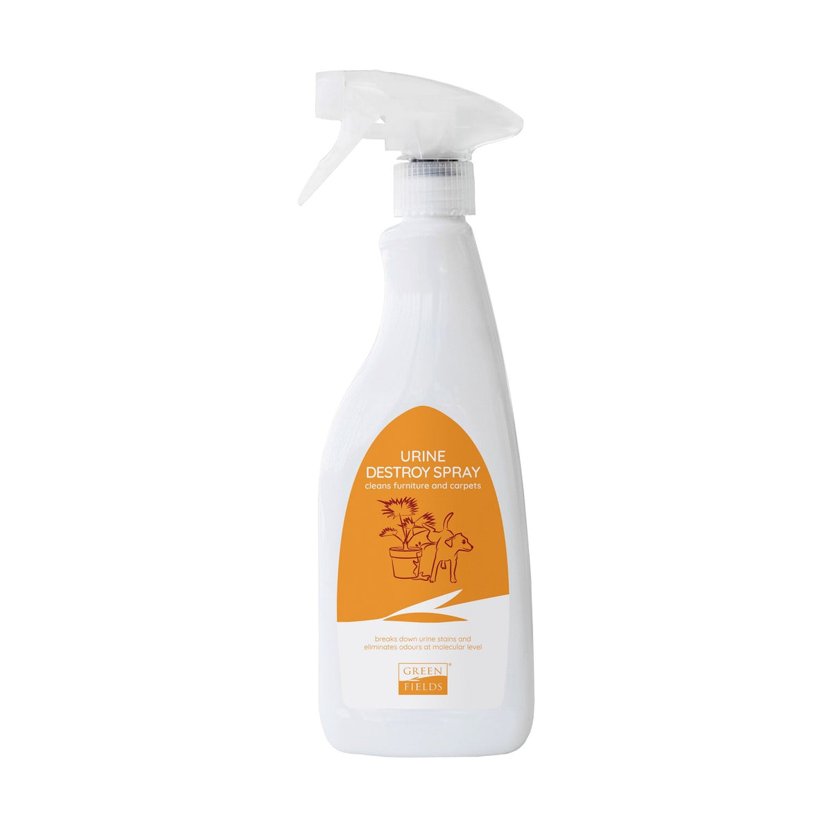 Greenfields Urine Destroy Spray — productfoto op witte achtergrond