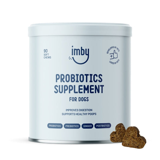 Imby Probiotics Supplement — productfoto op witte achtergrond