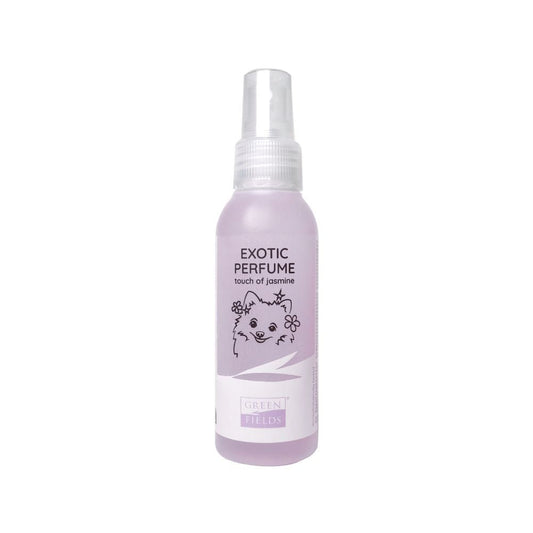 Greenfields Hondenparfum Exotic — productfoto op witte achtergrond