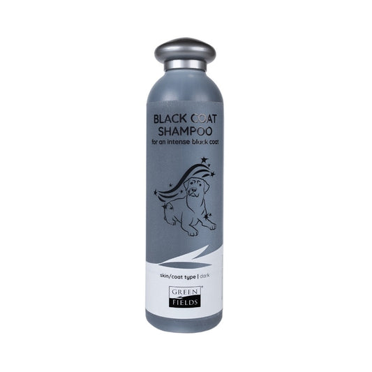 Greenfields Shampoo Black Coat — productfoto op witte achtergrond