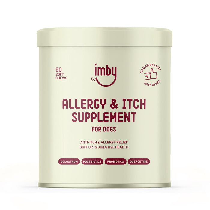 Imby Allergy & Anti-Itch Supplement — productfoto op witte achtergrond