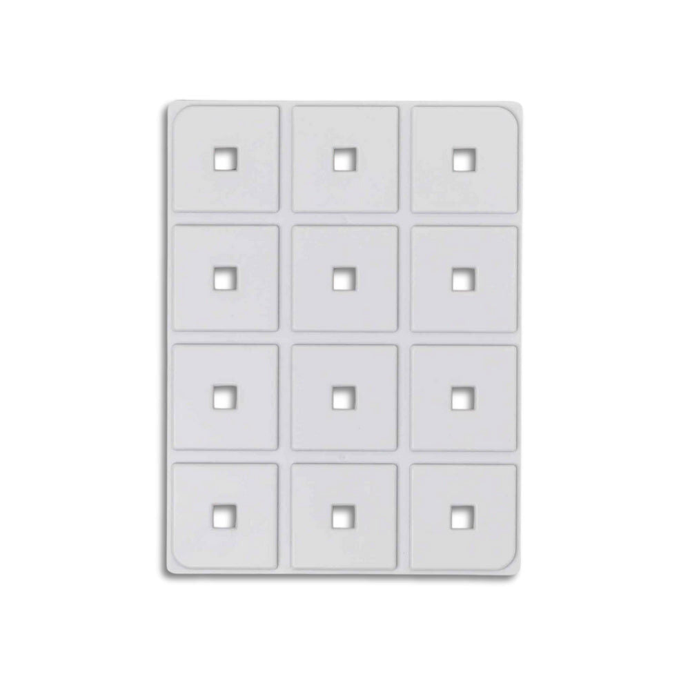 Pawzler Basisbord, grijs bord met 12 klikplekken voor puzzelstukken, productfoto