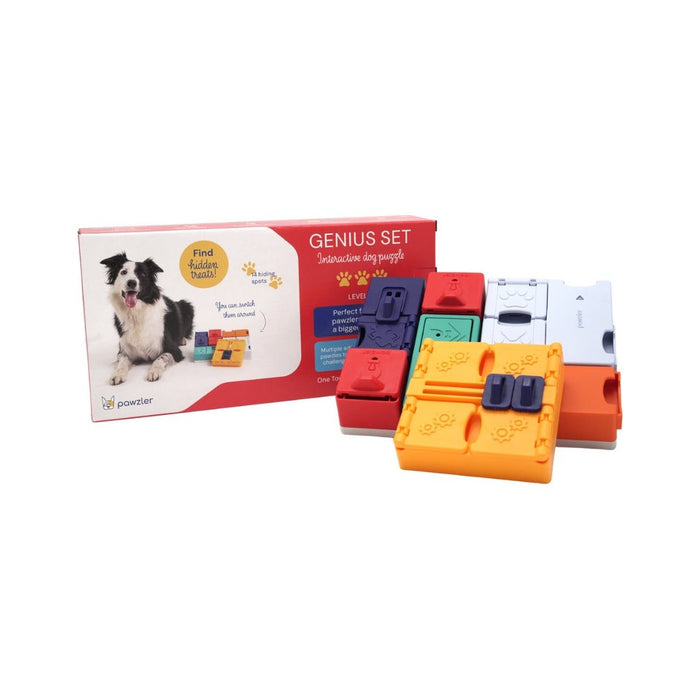 Pawzler Genius Set snuffelpuzzel voor honden met verpakking, productfoto