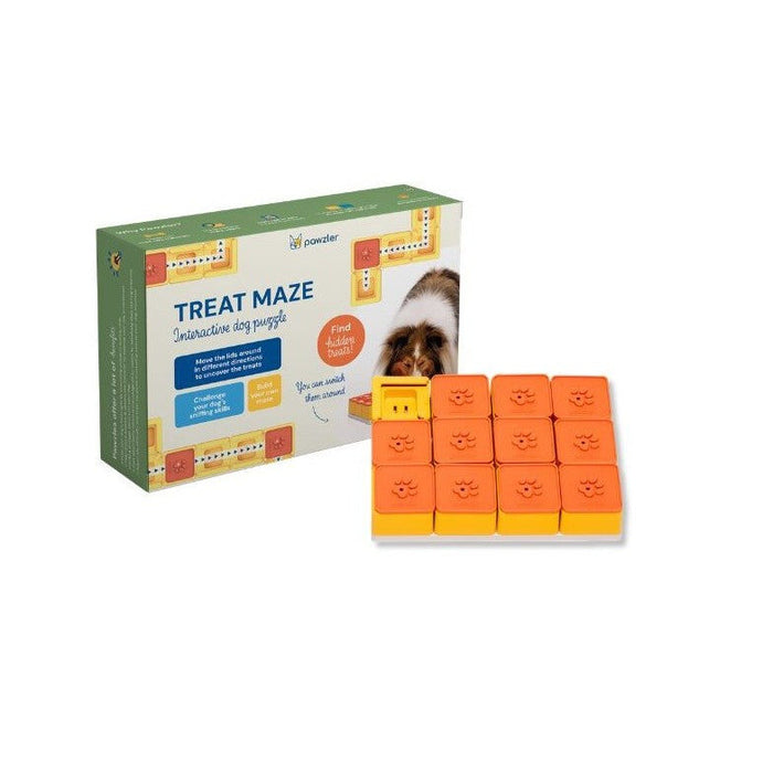 Pawzler Treat Maze Set snuffelpuzzel voor honden met verpakking, productfoto