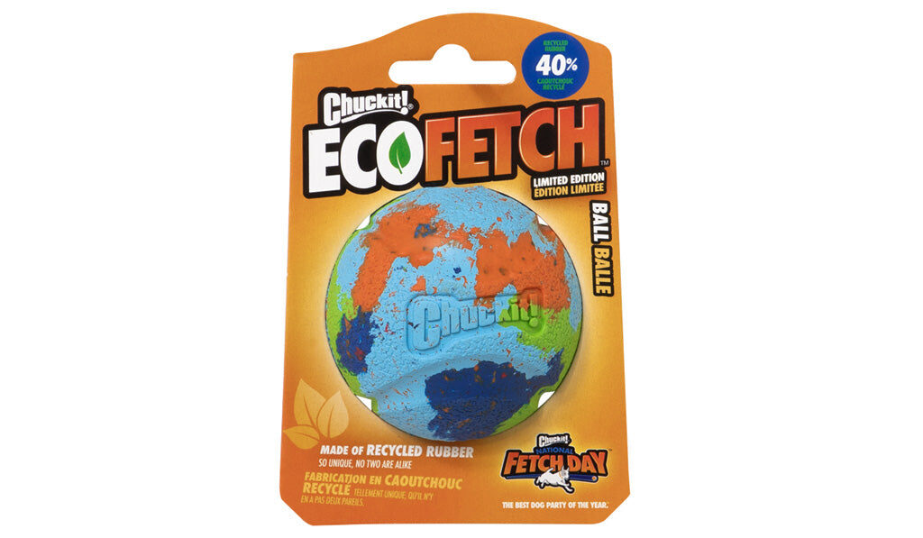 Chuckit! Eco Fetch Bal in verpakking, limited edition