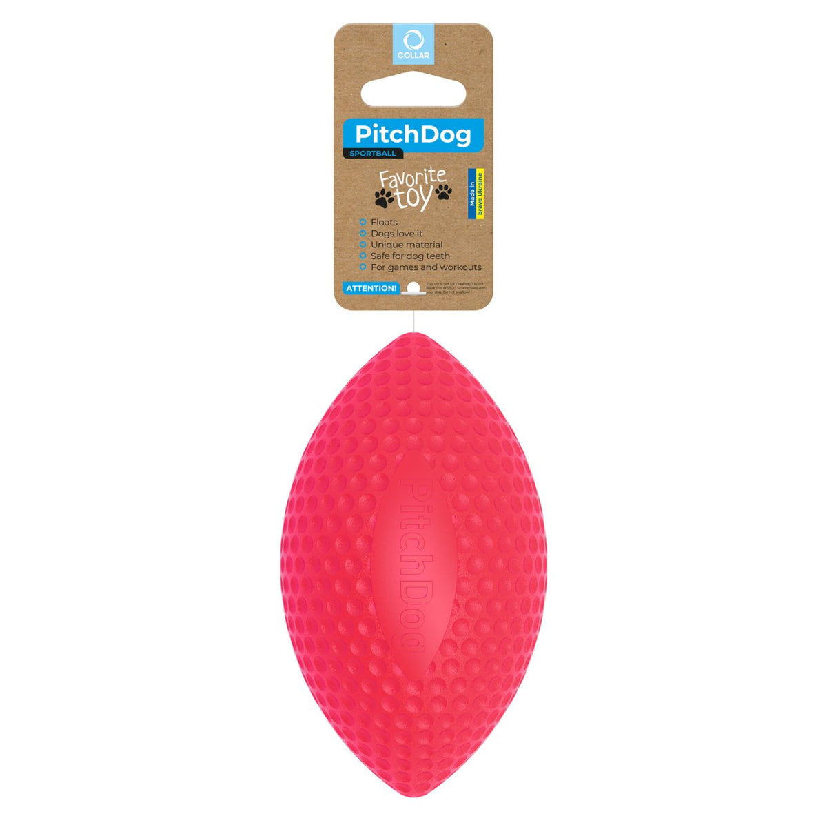 PitchDog Sportbal — product- en sfeerfoto 3, kleur roze