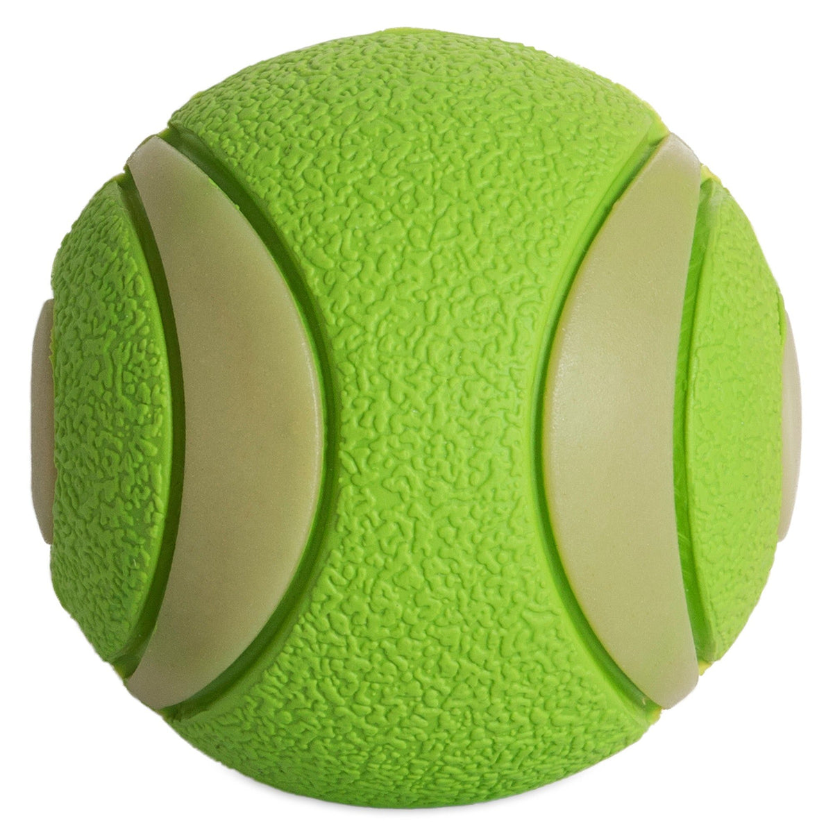 Chuckit! Max Glow Ultra Squeaker Bal, andere kant met de lichtgevende banen