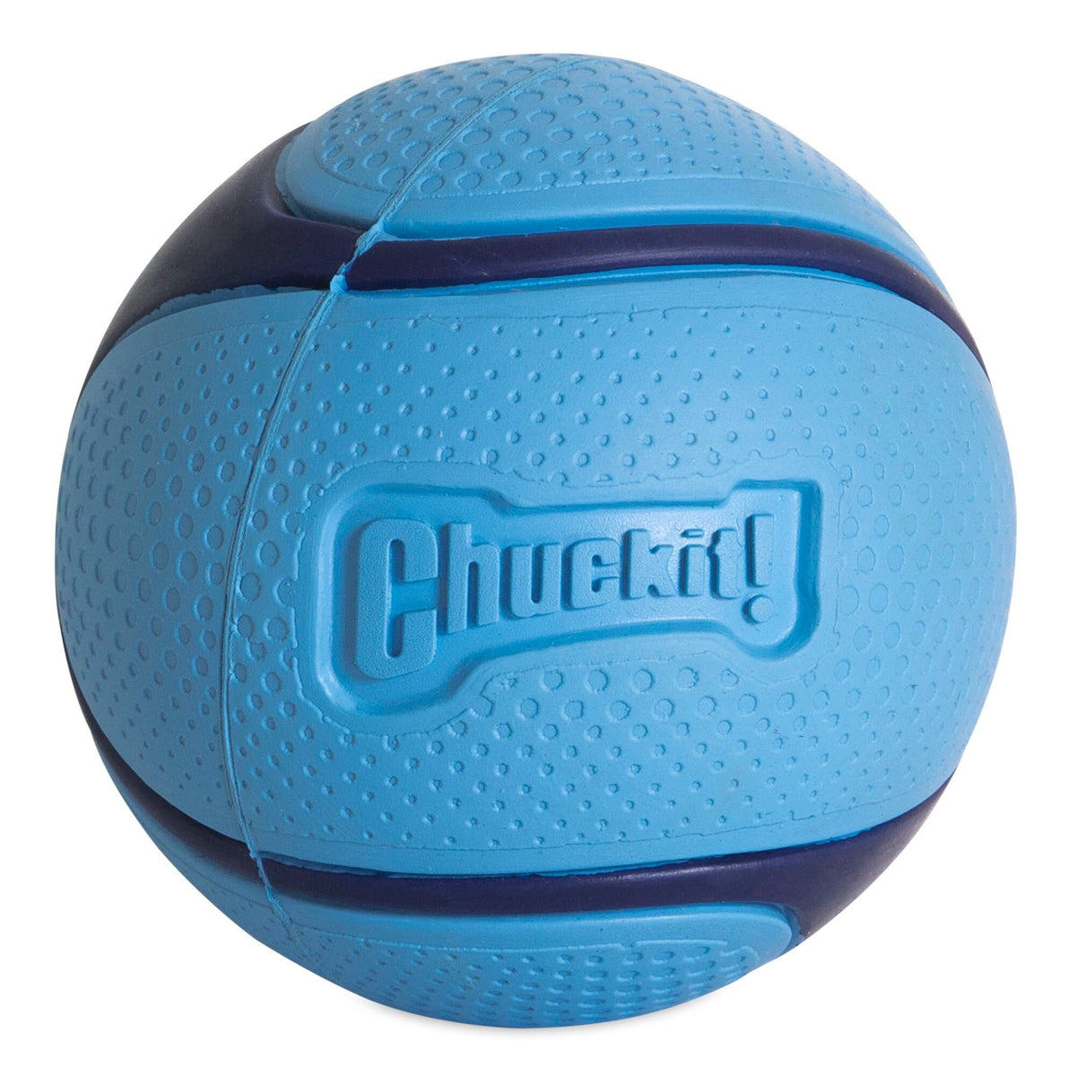 Blauwe Sniff Fetch Bal met baconluchtje uit de duoverpakking