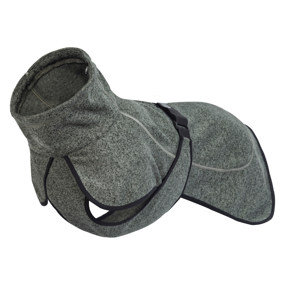 Rukka Comfy Knit Jacket — product- en sfeerfoto 4, kleur groen