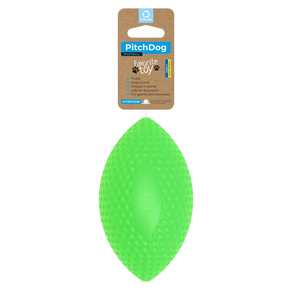 PitchDog Sportbal — product- en sfeerfoto 5, kleur groen
