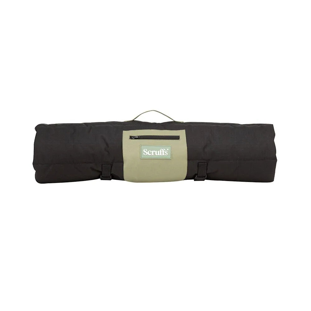 Scruffs Expedition Roll Up Reisbed — product- en sfeerfoto 8, kleur kakigroen